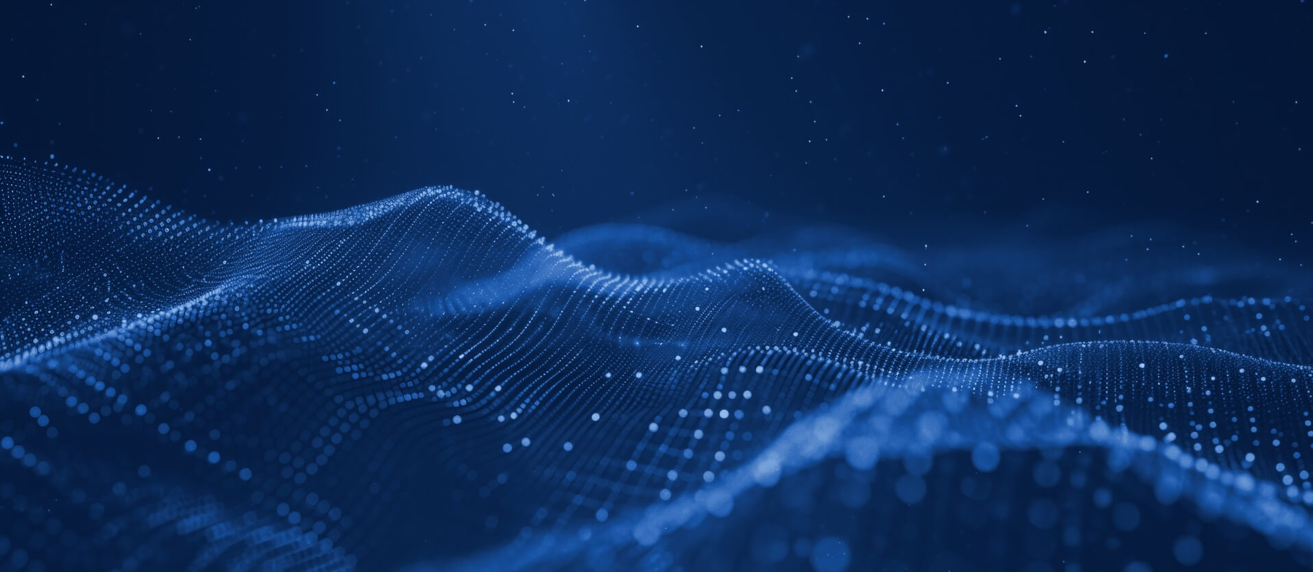Blue peaks of data points