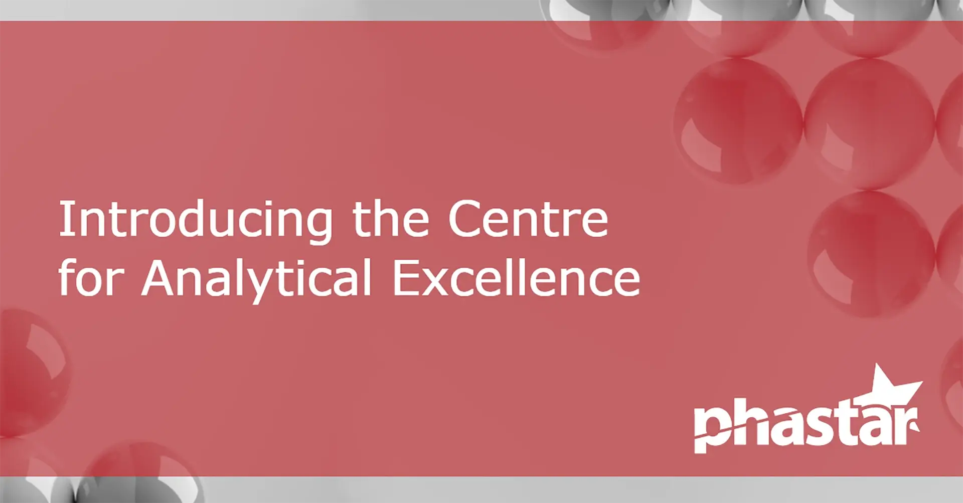 Introducing the Centre for Analytical Excellence